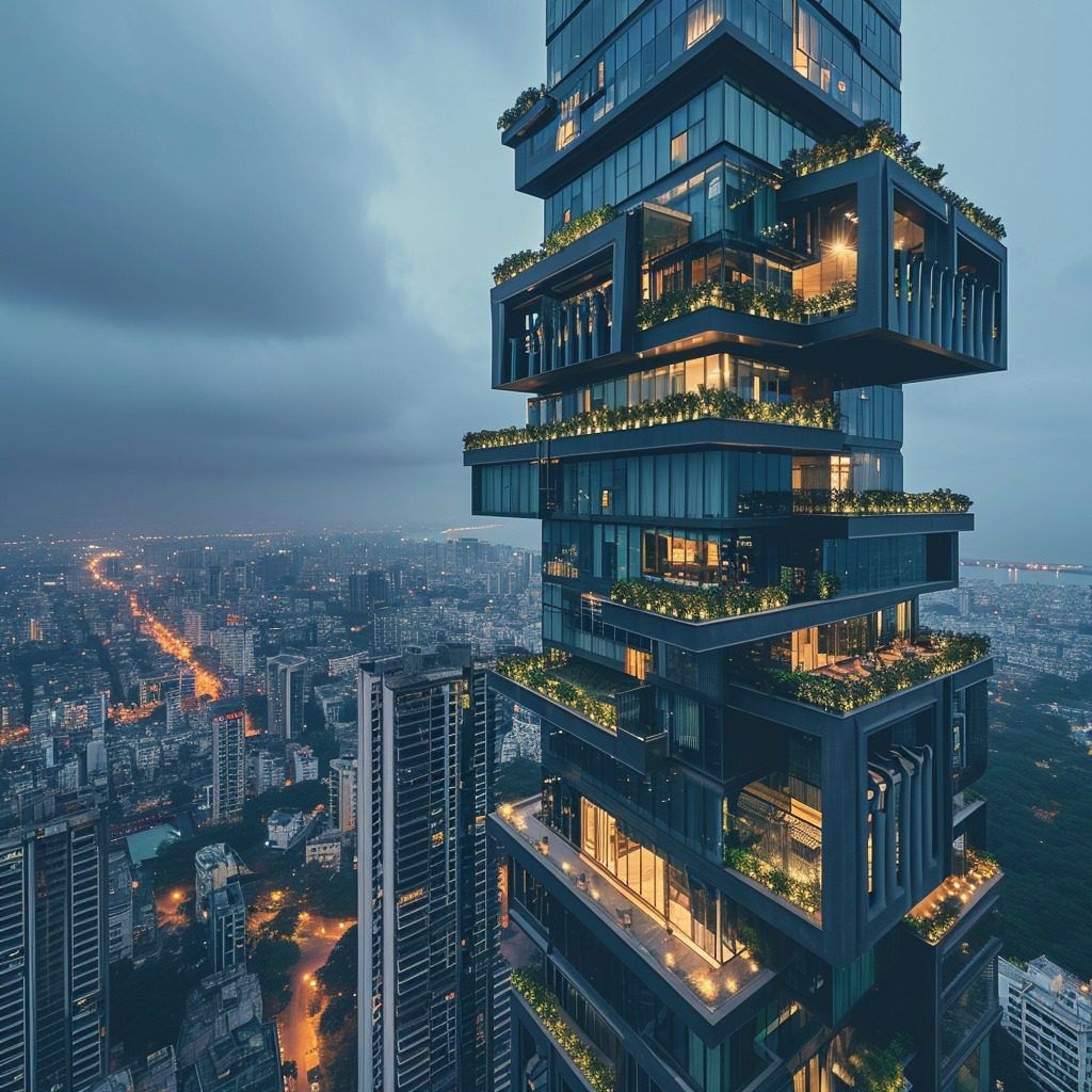 Dinh Thự Antilia thuộc sở hữu của gia tộc giàu có nhất Châu Á