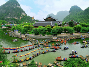 Trang An offers stunning landscapes, tranquil rivers, and spectacular limestone scenery, making it one of Vietnam's most iconic natural attractions.