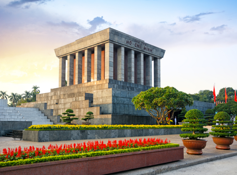 The Ho Chi Minh Mausoleum is one of Hanoi's most iconic landmarks, making it a must-visit destination on any Hanoi City Tour 1 Day.