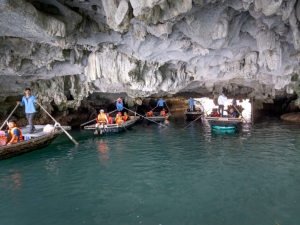 Kayaking in Ha Long Bay offers a unique way to explore hidden lagoons, limestone caves, and the breathtaking natural beauty of this world-famous destination.