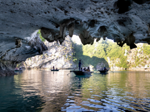 Kayaking in Ha Long Bay offers a unique way to explore hidden lagoons, limestone caves, and the breathtaking natural beauty of this world-famous destination.
