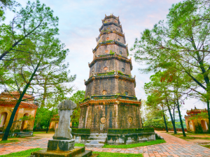 Discover the timeless beauty of Hue on a Hue City Tour 1 Day, featuring ancient citadels, royal tombs, and iconic pagodas along the Perfume River.
