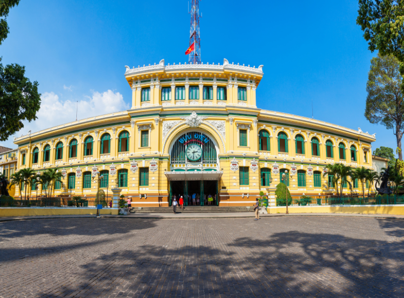 Discover the Central Post Office, a beautifully preserved architectural masterpiece that showcases the rich cultural heritage of Ho Chi Minh City.